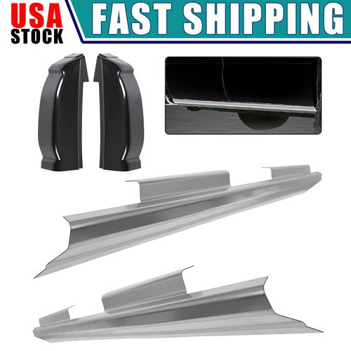 Solid Spare For 99-07 Chevy Silverado GMC Sierra 4 Door Crew Cab Rocker Panels & Cab Corners