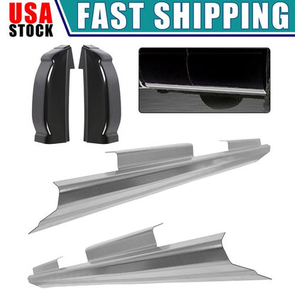 Solid Spare For 99-07 Chevy Silverado GMC Sierra 4 Door Crew Cab Rocker Panels & Cab Corners