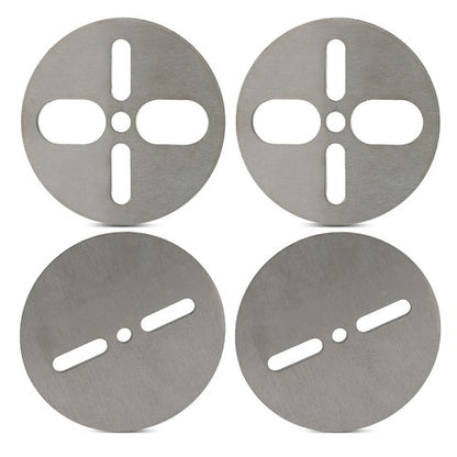 Solid Spare Universal Air Ride Mount Plates Upper Lower Dual or Single Port 2500 2600 Bag