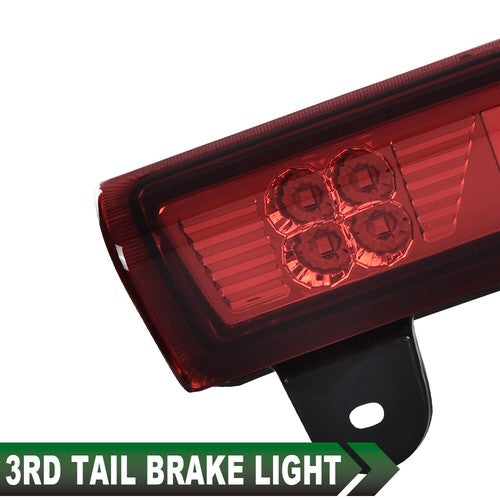 Solid Spare Fit For 00-06 Suburban Tahoe Yukon LED 3rd Brake Tail Light Cargo Lamp Red
