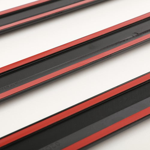 Solid Spare 4pcs Body Side Molding Trim Black Fit For 19-22 Chevy Silverado 1500 Crew Cab
