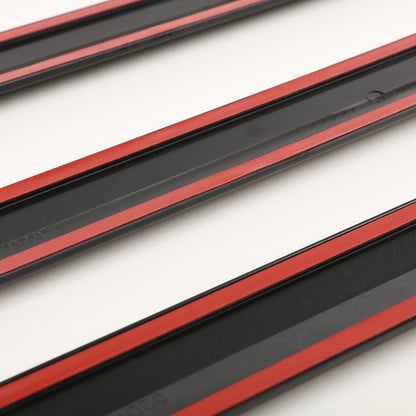 Solid Spare 4pcs Body Side Molding Trim Black Fit For 19-22 Chevy Silverado 1500 Crew Cab