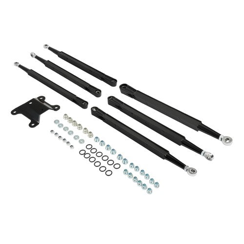 Solid Spare Steel Boxed Rear Radius Arms For Can-Am Maverick X3 2017+ 64" Body Powder Coated