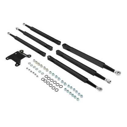 Solid Spare Steel Boxed Rear Radius Arms For Can-Am Maverick X3 2017+ 64" Body Powder Coated