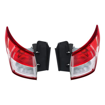 Solid Spare 2pcs Left+Right Red Rear Tail Light Brake Lamp For Ford Escape 2013-2016 Halogen
