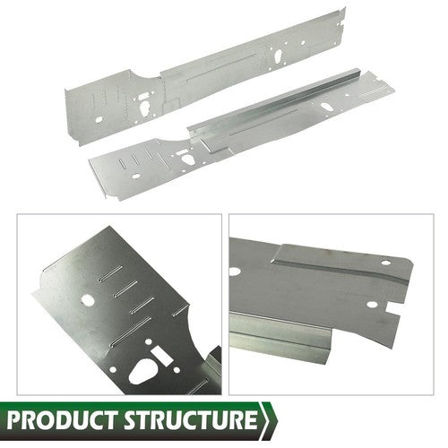 Solid Spare Fit For 99-16 Ford Super Duty Standard Cab Inner&Outer Rocker Panels+Cab Corner
