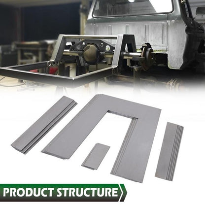Solid Spare Universal Weld on Lowering Truck Under Bed Frame 10" Step C Notch Kit 2" Wide GM