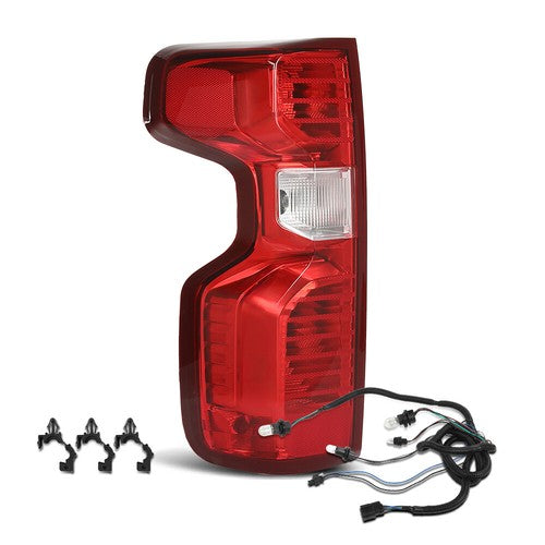 Solid Spare Fit For 2019-2023 Chevy Silverado 1500 2500 3500 Tail Light w/ Harness Left Side
