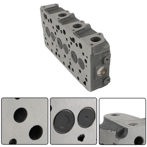 Solid Spare For Kubota D1305 B7610 Complete Cylinder Head With Valve Spring + Gasket Set