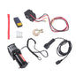 Solid Spare 12V 3500LBS 1.5HP Electric Winch 50ft Synthetic Rope Wireless & Wired Remote