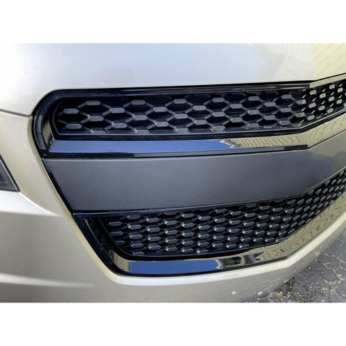 Solid Spare Black Front Upper & Lower Bumper Grille Honeycomb Style For 10-15 Chevy Equinox