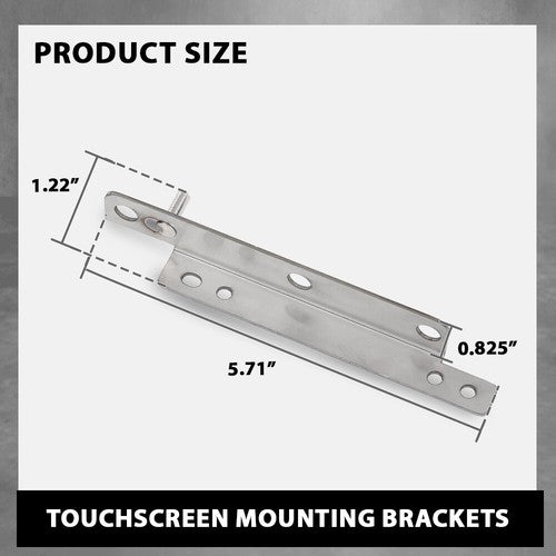 Solid Spare Fit For 2015-2020 Ford F150 Expedition 8.0" Sync 2/3 Display Screen Brackets