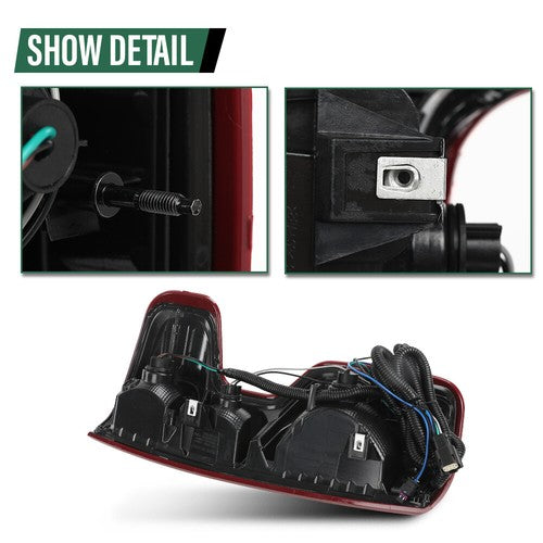 Solid Spare Fit For 2019-2023 Chevy Silverado 1500 2500 3500 Tail Light w/ Harness Left Side