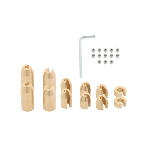Solid Spare 12 Pack Motorcycle Reusable Brass Wheel Spoke Balance Weights Refill Universal