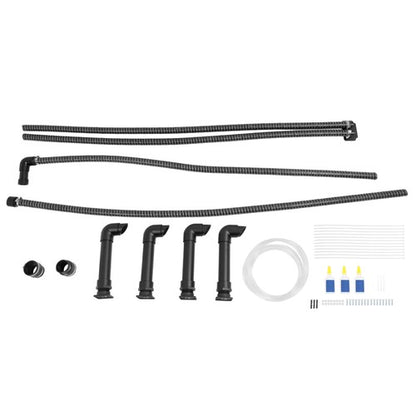 Solid Spare (4) Black Snorkel Kits For Polaris Sportsman 400 500 600 700 800 1994-2014
