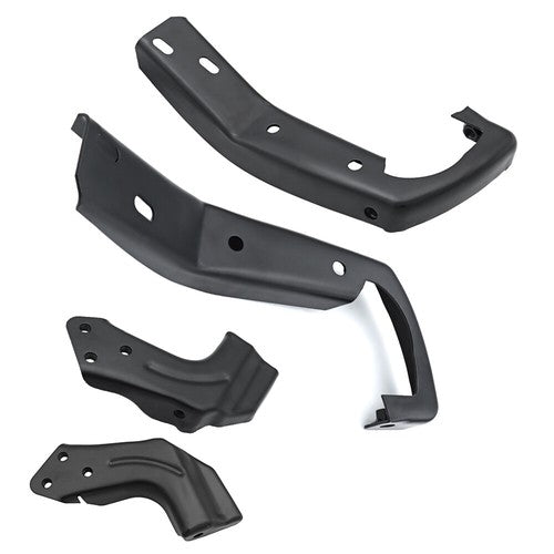 Solid Spare Black Metal Front Bumper Brackets Compatible 94-00 Chevrolet&GMC C-K Series 2pcs