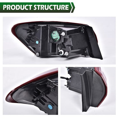 Solid Spare Fit For 2019-2022 Chevy Malibu LED Type Tail Light Lamp Outer Passenger Side