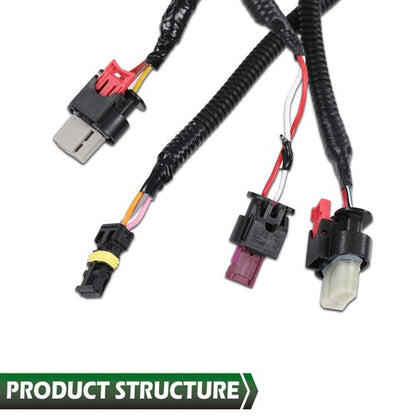 Solid Spare Fit For 20-23 Tesla Model Y Front End Fan Wiring Harness Connecting Wire