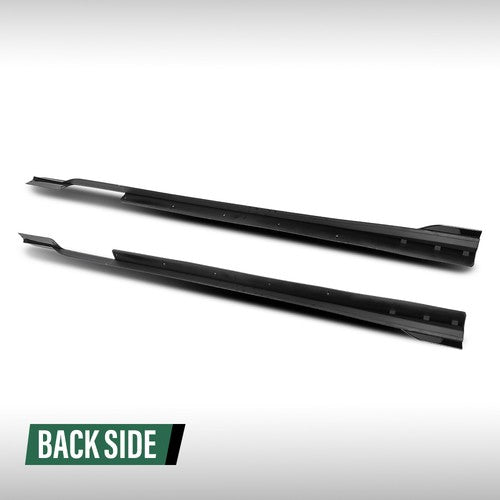 Solid Spare Side Skirts Extension Panel Fit For 2020-2025 BMW G06 X6 M Sport Gloss Black