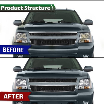 Solid Spare Headlight Replacement Lens Clear Fit For 07-14 Chevy Avalanche Tahoe Suburban