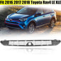 Fit 2016 2017 2018 Toyota Rav4 LE XLE Front Bumper Black Radiator Center Grille