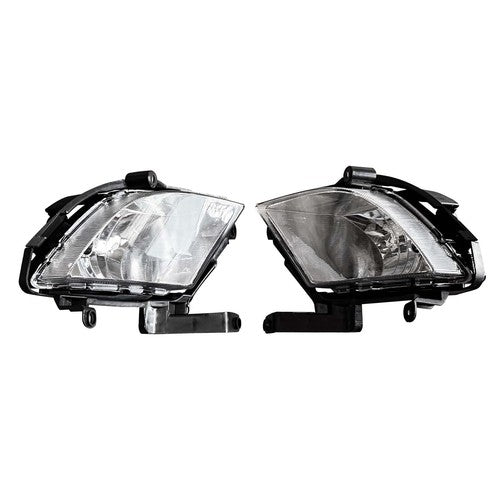 Front Bumper Fog Lights & Covers Set W/O Wiring For 2010-2012 KIA Forte Sedan