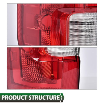Solid Spare Tail Light Brake Lamp Left Driver Side Fit For 17-19 Ford F250 F350 Super Duty