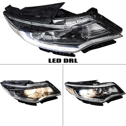 For 2016 2017 2018 Kia Optima LED DRL Headlights w/ Bulbs Headlamps Left & Right