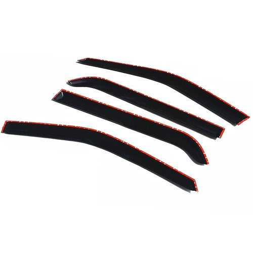 Solid Spare For Ford Explorer 2011-2019 Window Shade Visor Guards Sun Rain Shade Smoke Black