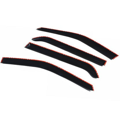 Solid Spare For Ford Explorer 2011-2019 Window Shade Visor Guards Sun Rain Shade Smoke Black