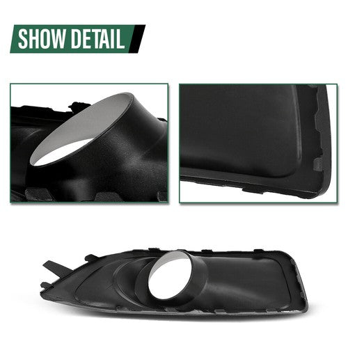 Solid Spare Fit For 2010-2012 Subaru Outback Front Bumper Fog Light Bezel Lamp Trim Left