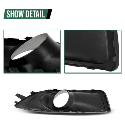 Solid Spare Fit For 2010-2012 Subaru Outback Front Bumper Fog Light Bezel Lamp Trim Left