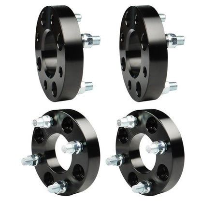 Solid Spare 4× 1" 4x4 Wheel Spacers 62mm Hub Bore 1/2x20 Studs For EZGO Club Car Golf Cart