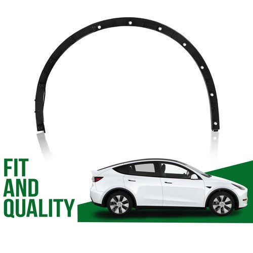 Solid Spare Fit For 2020 2021 2022 Tesla Model Y Front Right Side Wheel Molding Fender Flare