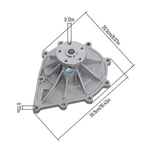 Solid Spare A4722000401 4722000401 44057HD Water Pump for Detroit Diesel DD13 DD15 DD16