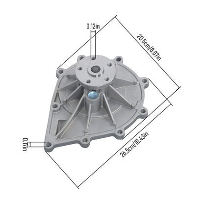 Solid Spare A4722000401 4722000401 44057HD Water Pump for Detroit Diesel DD13 DD15 DD16