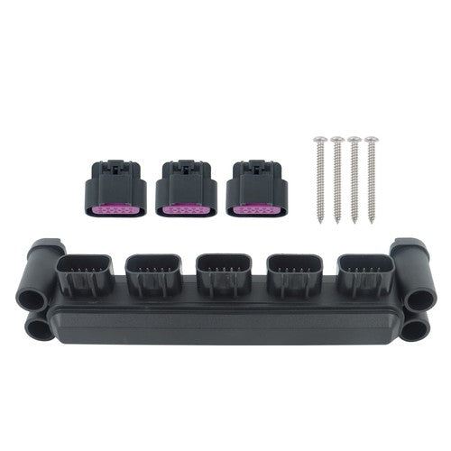 Solid Spare New Junction Box Kit 5 Way Replaces For Mercury Marine Mercruiser 98-8M0165557