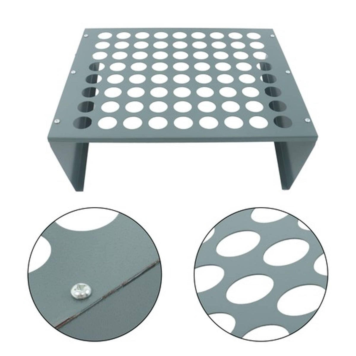 Solid Spare Collet Stand Rack 18 Gauge Steel 72 PC Hole 5C Series
