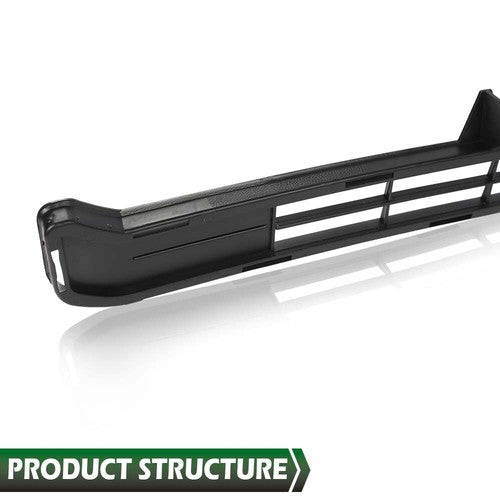 Solid Spare Front Bumper Lower Grill Grille Black Fit For 2014-2021 Toyota Tundra Pickup