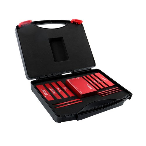 Solid Spare 15-Piece Gauge Block Set with Storage Box Setup Blocks Woodworking Tools