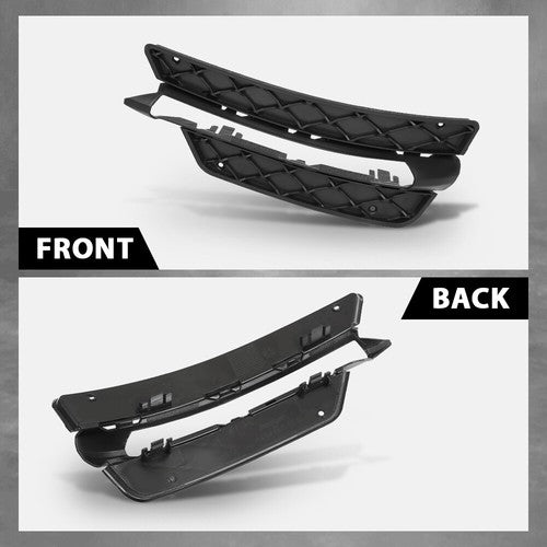 Solid Spare Fit For 2012-2014 Mercedes Benz C250 C300 C350 Fog Light Bezel Left+Right Side