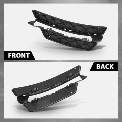 Solid Spare Fit For 2012-2014 Mercedes Benz C250 C300 C350 Fog Light Bezel Left+Right Side