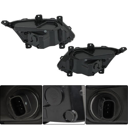 Solid Spare Fog Lights Assembly For Chevy Equinox L LT LS 16-17 LH+RH Front Daytime Running
