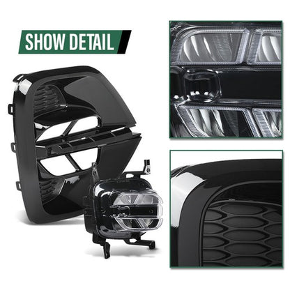 Solid Spare LED DRL Fog Lights Daytime Running Lamps Fit For 20-21 Kia Sportage Left+Right