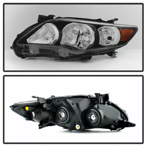 For 2011-2013 Toyota Corolla Pair Headlights Front Bumper Fog Light Cover Set