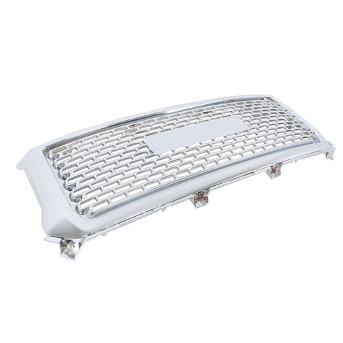 Solid Spare Compatible For GMC Sierra 1500 2014-2015 Chrome Front Bumper Center Mesh Grille