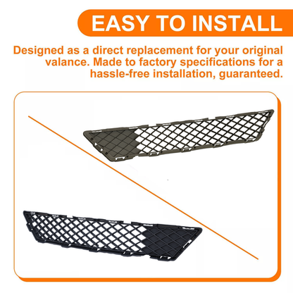 Front Grille & Cover & Fog Light Covers w/Bulbs For 2015-16 Nissan Versa Note SR