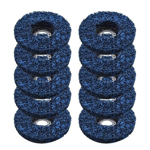 Solid Spare 10 Pack 4.5"x7/8" Easy Strip 4-1/2" Discs Remove Paint Rust & Clean