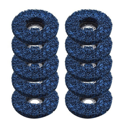 Solid Spare 10 Pack 4.5"x7/8" Easy Strip 4-1/2" Discs Remove Paint Rust & Clean