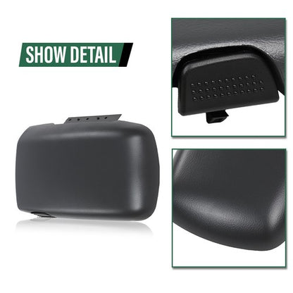 Solid Spare Fit For 1997-2002 Camaro / Firebird Console Door Lid Armrest Gray 10421355